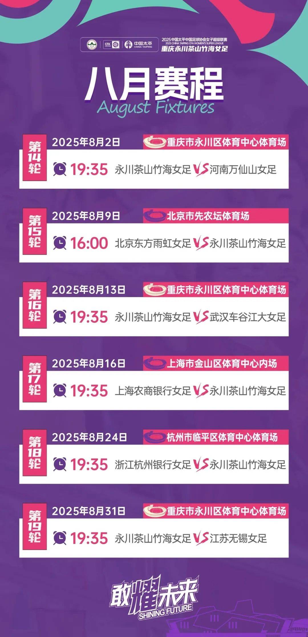 重庆女足共获胜!团结协作力量无可匹敌